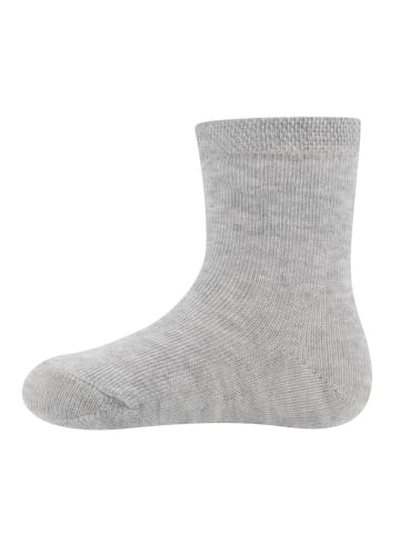 ewers 3er-Set Socken GOTS Uni in marine - latte - grau