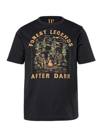 JP1880 Kurzarm T-Shirt in schwarz