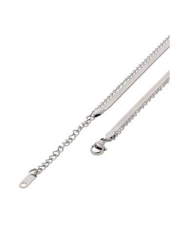 grassland Women Necklace With Lobster Clasp in Silver Multicolor