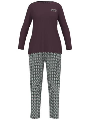 Götzburg Pyjama Katerini in lila-mittel-Allover