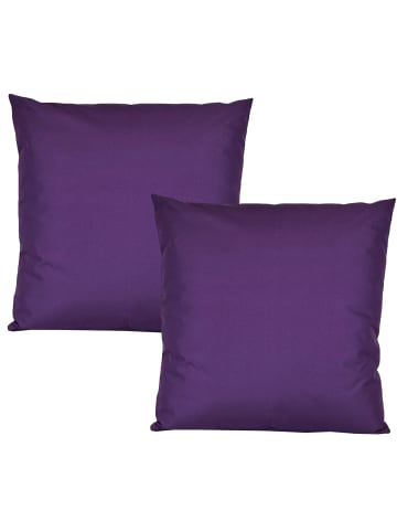 JACK 2er Set Outdoor Kissenhülle 50x50cm in Violett