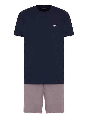 Armani Rundhals T-Shirt für Herren in blau