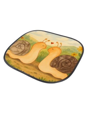 Mr. & Mrs. Panda Sonnenschutz Auto Schnecken Liebe Design ohne S... in Weiß