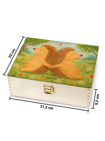 Mr. & Mrs. Panda Tee Organizer Igel händchenhaltend Design ohne ... in Weiß