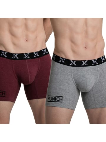 Munich 2er-Set: Boxershorts in Multicolored