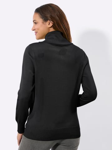 WITT WEIDEN Rollkragen-Pullover in schwarz
