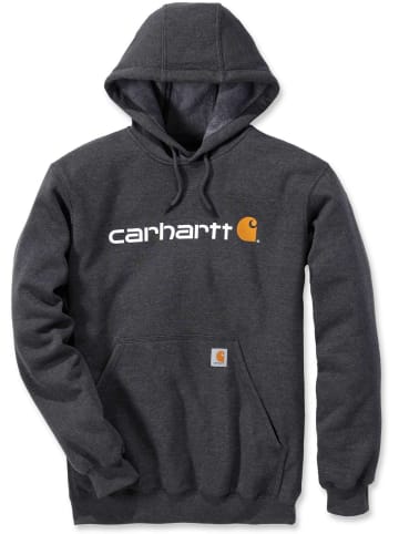 CARHARTT  Hoodie "Signature Logo MW 100074" in Grau