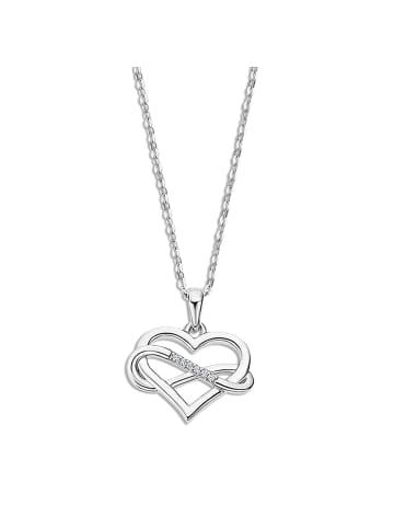 LOTUS silver Anhänger Silber 925 Sterling Silber Herz Halsketten