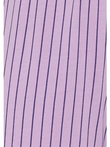 LSCN BY LASCANA Pyjamahose in lila-gestreift