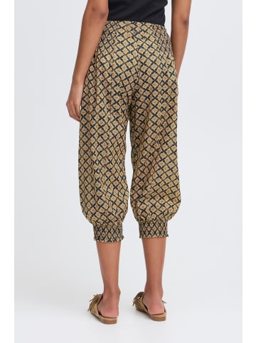 Pulz Pants Suiting PZJILL regular fit in Black Boho Border Print