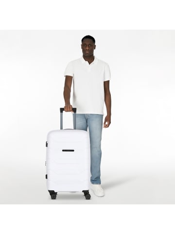 Polestream Strz by Asteroid 4 Rollen Trolley M 64 cm mit Dehnfalte pearl white