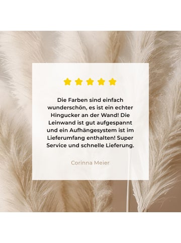 MuchoWow Leinwand bilder Federn (BxH)