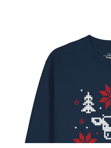 wat? Apparel Sweatshirt Christmas with love in Dunkelblau