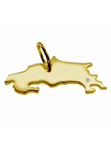 Schmuckador Anhänger Costa Rica mit Brillant 585 Gelbgold in gold