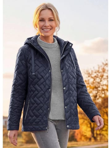 GOLDNER Übergangsjacke mit Kapuze in marine