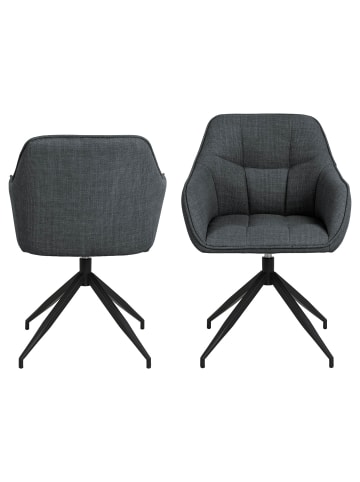 ebuy24 Esszimmerstuhl Brenda Grau 58 x 55 cm