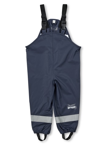 Sterntaler Regenträgerhose ungefüttert uni in marineblau