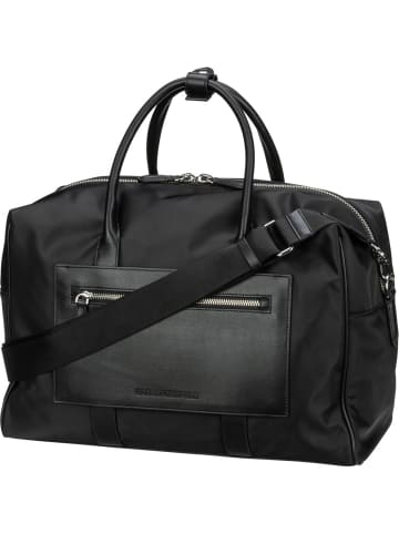 Karl Lagerfeld Weekender K/Ikonik 2.0 Nylon Weekender in Black