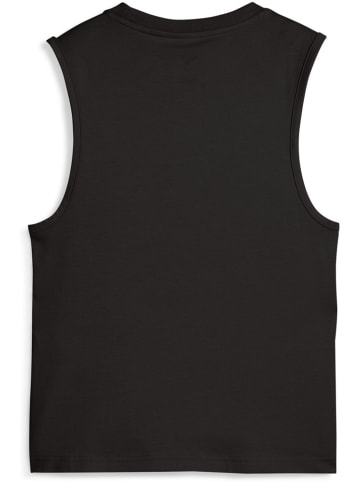 Puma Sportshirt "ESS No.1 Logo Slim Tank" in Schwarz