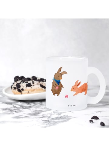 Mr. & Mrs. Panda Kaffeetasse Hasen Muschel ohne Spruch in Transparent