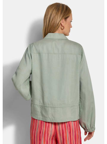 GOLDNER Freizeitjacke mit Hemdkragen in salbei