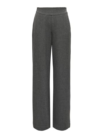 ONLY Hose mit weitem Beinschnitt in Medium Grey Melange