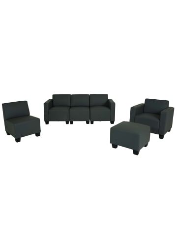 MCW Modular Sofa-System Moncalieri 3-1-1-1, Dunkelgrau