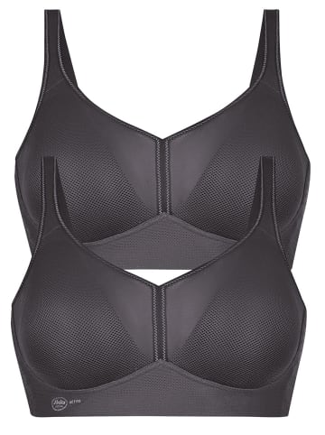 Anita Sport BH mit Schale air control DeltaPad in anthrazit anthrazit