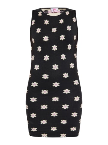 myMo Damen Kleid in SCHWARZ CREME LILA