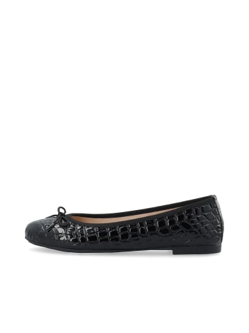 Bianco Ballerinas in BlackCrocoPatent