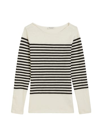 Marc O'Polo Ringel-Longsleeve regular in multi/ black