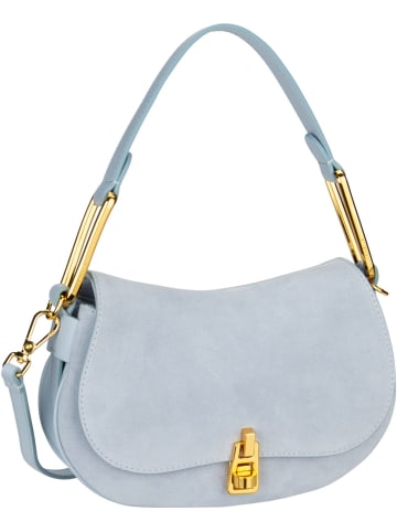 COCCINELLE Saddle Bag Magie Suede 5801 in Mist Blue