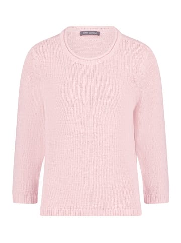 Betty Barclay Strickpullover mit 3/4 Arm in Pink Dolphin