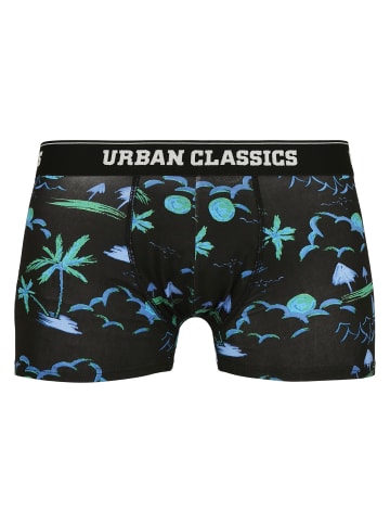 Urban Classics Boxershort in island aop+lime+grey