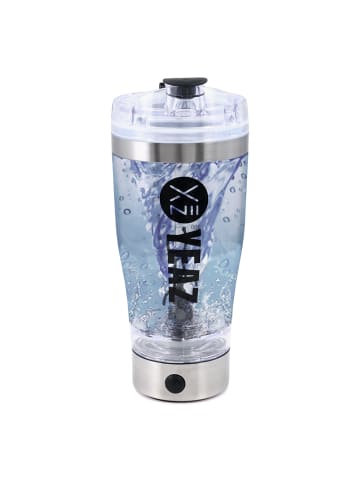 YEAZ CYCLONE Elektrischer Mixer USB 450ml in transparent