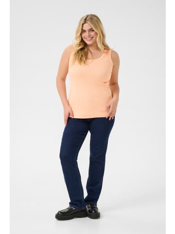 KAFFE curve Jerseytop KCcarina in Peach Nectar
