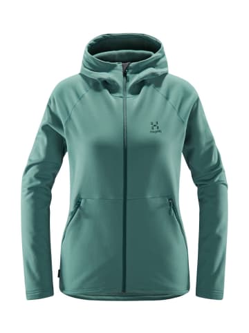 Haglöfs Fleecejacke Bungy Hood in Willow Green