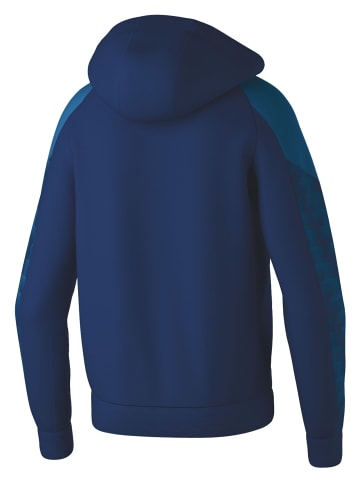 erima Kinder Trainingsjacke Mit Kapuze in new navy/mykonos blue
