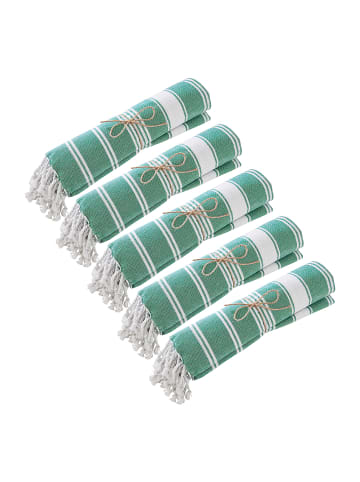 Butlers Hamamtuch SURFSIDE 5er-Set in Türkis