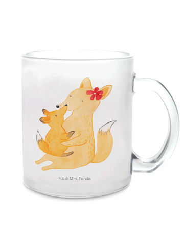 Mr. & Mrs. Panda Glas Fuchs Mama ohne Spruch in Transparent
