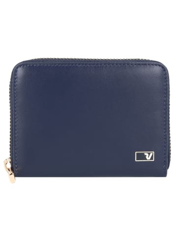 Roncato Firenze Geldbörse Leder 11 cm in navy