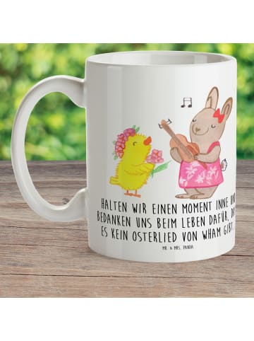 Mr. & Mrs. Panda Tasse Ostern Frühlingsgefühle mit Spruch in Weiß