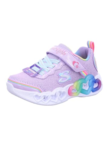 Skechers Lowtop-Sneaker INFINITE HEART LIGHTS in lavender/multi