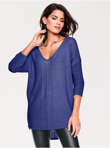 Heine V-Ausschnitt-Pullover in royalblau