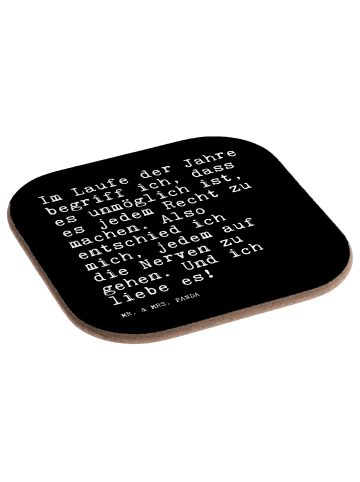 Mr. & Mrs. Panda Tischschoner Im Laufe der Jahre... mit Spruch in Schwarz