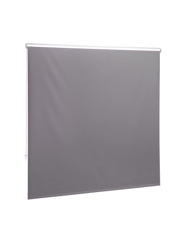 relaxdays Duschrollo in Grau - (B)160 x (H)240 cm