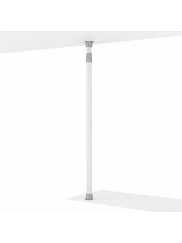 relaxdays Teleskopstange in Grau - 66–110 cm