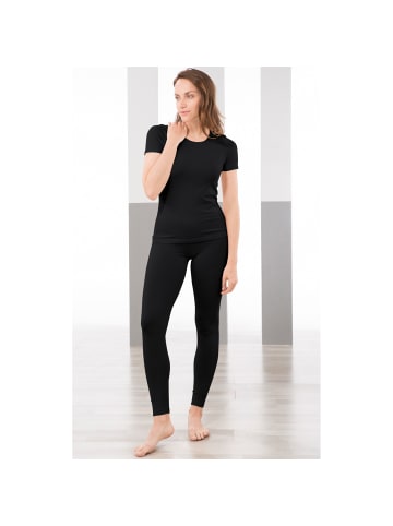 Erwin Müller Baumwolle, Single-Jersey Unterhemd, 1/2-Arm 2er-Pack in schwarz