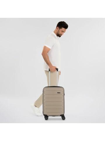 D&N Travel Line 4100 4 Rollen Kabinentrolley S 54 cm in taupe