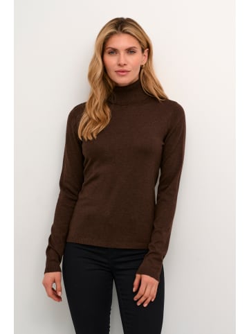 CULTURE Strickpullover CUannemarie Slim/ Regular fit in Demitasse Melange